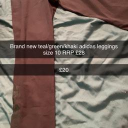 Teal leggings size 10
Brand new with tags £20
Collection Gloucester