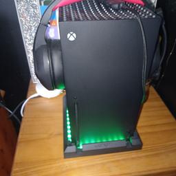 Xbox series x, boxed, no controller but can chuck one in just analog is dodgy. Comes with light up stand