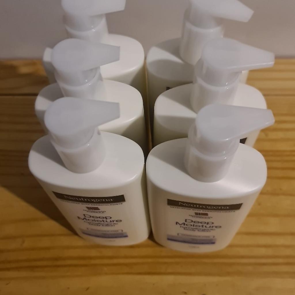 6 bottles of neutrogena deep moisture body lotion or nearest offer