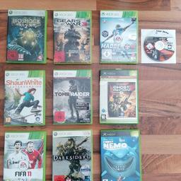 Verkaufe 30 Xbox 360 Spiele wie auf den Bildern zu sehen, macht mir gerne ein Angebot.