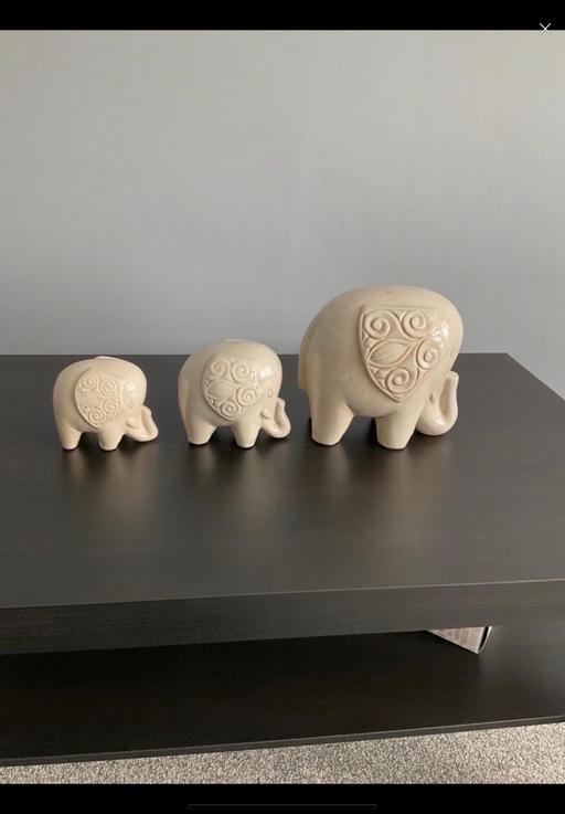 Buy & Sell North Northamptonshire Telford Way Industrial Estate - North Northamptonshire - Photos for Set of 3 heavy china elephants 🐘