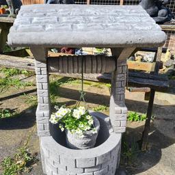 Large Wishing Well made in concrete.  Comes apart to transport it. Billesley B13 or delivery possible for cost of fuel