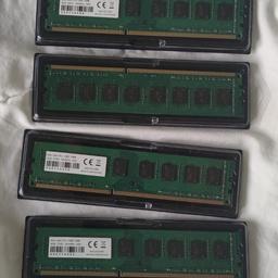 Ich verkaufe 4x8GB DDR3 ECC RAM-Module, wie auf den Bildern abgebildet.
Achtung: Das sind Server-RAM-Module. Nicht für normale Desktop-PCs usw. geeignet.
4x 8GB RAM-Module