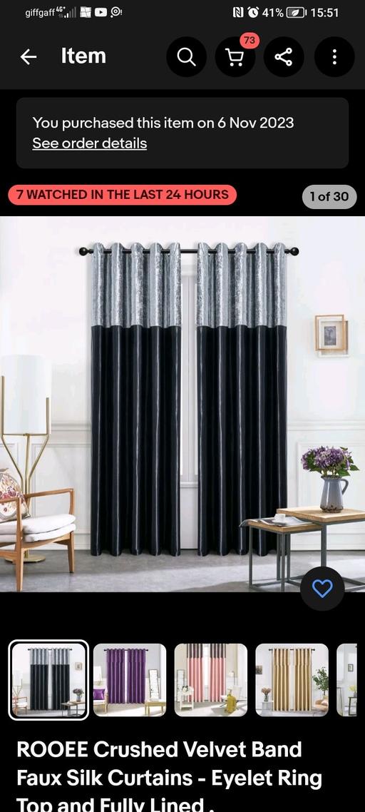 Buy & Sell West Yorkshire Leeds - Photos for grey/silver curtains brand new