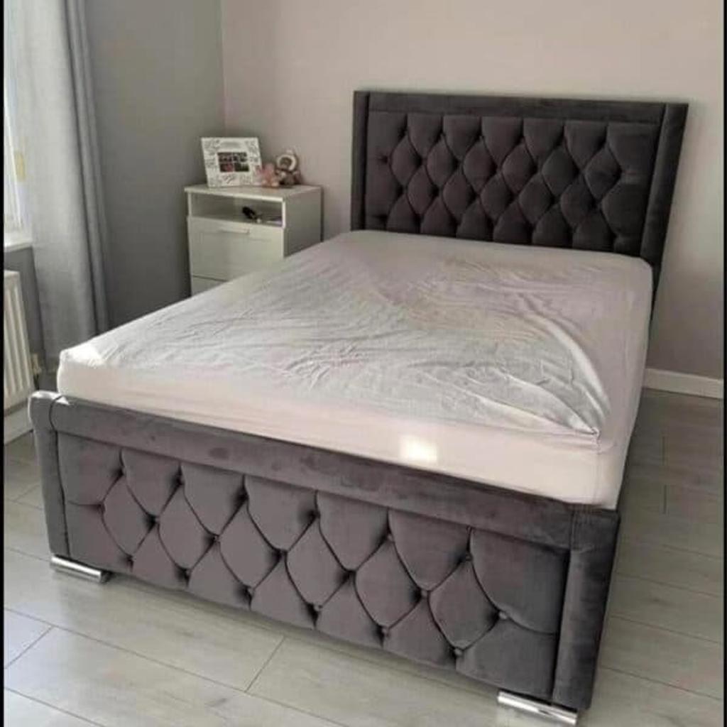 For more details WhatsApp at +44 7424 461134

🎨Comes in wide range of colours & Fabrics
Available Sizes
Single, Small Double, Double, Kingsize & Superking Size

All types of Upgraded mattresses available

✅Mattress optional
✅ FREE Delivery now Available
✅Ottoman box available
✅Gaslift Storage (Optional)
✅ Includes slats & solid base
✅Cash on Delivery Accepted
✅Nationwide Delivery Available (T&C Apply)

If this looks like next dream bed then get in touch with us🌠

Shop this luxury bed frame for the most reasonable and honest prices💥