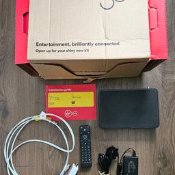 *Virgin TV 360 Box (Brand New)* 

Comes with 360 Box, Power supply cable, 360 Remote, Connector cables and Instruction Manual. 

£20