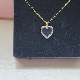 brand new 9ct gold heart necklace postage to be covered if needed plz thanks