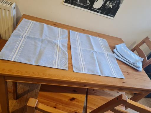 Buy & Sell West Midlands Sandwell - Photos for 5pcs blue table mats cloths