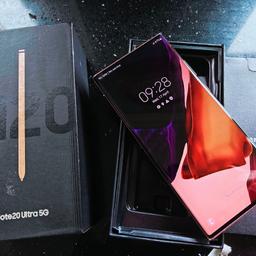 Samsung Galaxy Note 20 Ultra 12gb Ram 256gb excellent phone only selling due to upgrade comes with fast charger pen original box etc first to see will buy