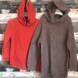 THIS IS FOR A BUNDLE OF NEW CLOTHES

1 X ORANGE SWEATSHIRT FROM GEORGE
1 X BROWN KNITTED HOODIE FROM NEXT 

BOTH ITEMS HAVE BEEN WORN BUT IN EXCELLENT CONDITION 

PLEASE SEE PHOTO