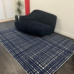 For sale, a gorgeous durable rug in a timeless geometric design, perfectly suitable to use in and outdoors. The rug is UV-stabilized and very easy to clean. Brought brand new and never been used as the wrong pattern for our front room. Was £199! 

Pile Content:100% Polypropylene
Pile Height: 10mm
Country of Origin: Belgium
Type of Manufacture: Machine Woven
Size: 2.90mx2.00m