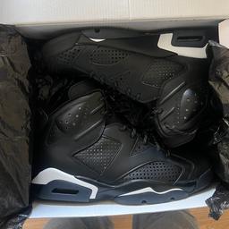 Air Jordan Retro 6 Black cats. In great condition. original box. UK size 8, would fit a 8.5 as well,

Declined offer of £200 because I was going to keep them but need them gone asap so relisted with reduced price. 

No offers