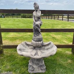 For sale
Beautiful water feature 
Brand new perfect condition 
Made out of granite and stone 
Standing around 4ft 
Brilliant for summer
07588059381. 
£95