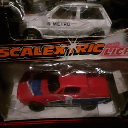 scalextric classic track
track
2 cars
2 throttles
power pack 
supports
collation only