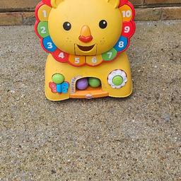 kids Lion ride along and walker 
can be used as both 
Hardly used 
comes with 3 balls 
lights up with sound and number learning 
New £35
Bargain for £8.50