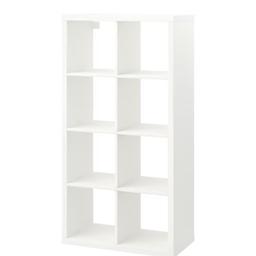Ikea kallax unit
Item has been dismantled
Viewing of the parts welcome
There are no missing parts or screws 
Collection from Limehouse east London
Cash on collection