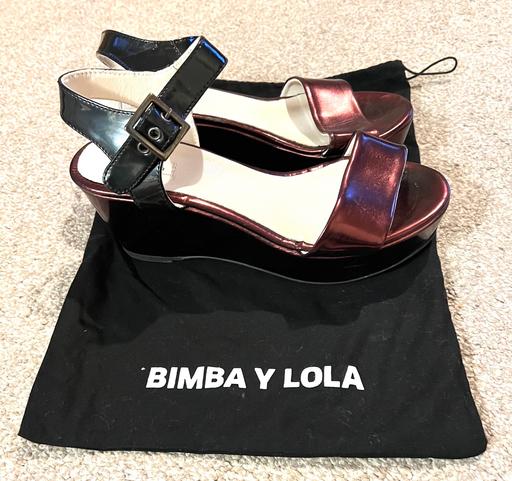 Buy & Sell South West London West Brompton - South West London - Photos for Bimba Y Lola Wedge Heeled Sandals Size Uk 5