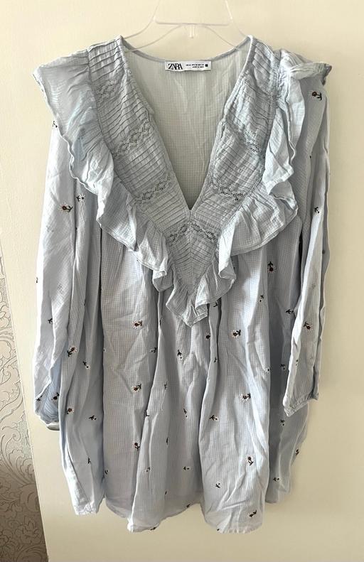 Buy & Sell South West London West Brompton - South West London - Photos for Zara Daisy Flower Embroidered Dress Size M