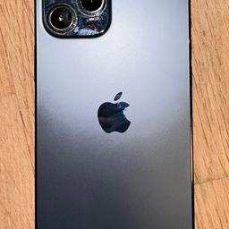 Iphone 12 Pro Max in Blau mit neuem Panzerglas und Originalverpackung