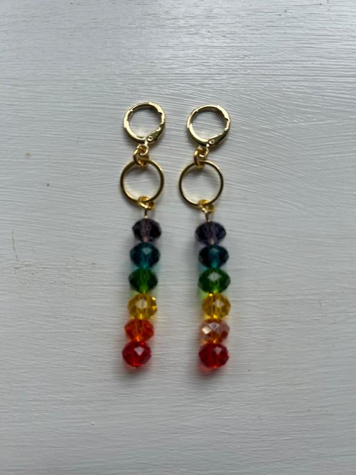 Buy & Sell Hertfordshire Dacorum - Photos for Rainbow beaded dangle earrings