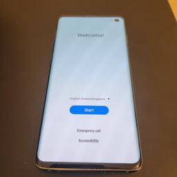 Samsung Galaxy S10, prism black, 128gb, all accessories included