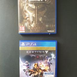 TWO PS4 GAMES, ALL ARE IN EXCELLENT CONDITION, NO POSTAGE, PICK UP ONLY.