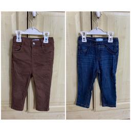 Boys age 12-18 months brown and blue jeans from Primark.

Excellent condition.

**PLEASE CHECK OUT OTHER ITEMS IM SELLING**