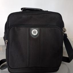 Marco Polo black travel bag.Ideal for cabin baggage on plane.In excellent condition.Can post for extra cost.
