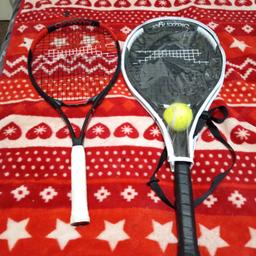 Two tennis rackets slazenger one it case one with out pick up only from B13 0ES