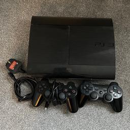 PS 3 and all the games shown. 

Fully working with 2 remotes. 1 def works other is a bit temperamental 

All leads supplied

Can deliver if local