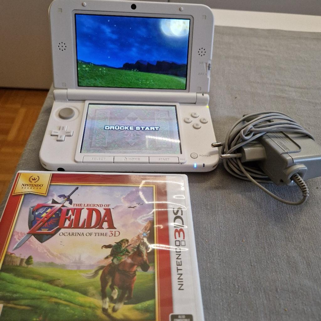 Verkaufe meine NINTENDO 3DS XL
Weil ich ihn nicht mehr nutze er hat keine Gebrauchsspuren u d funktioniert einwandfrei mit dabei ist natürlich das Ladekabel und das Spiel Zelda Ocarina of Time.