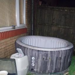 Lazy spa hot tub for sale been used will need a clean,no holed or anything all works perfectly just needs a clean,no longer getting used so would rather it go to someone who will use it £80