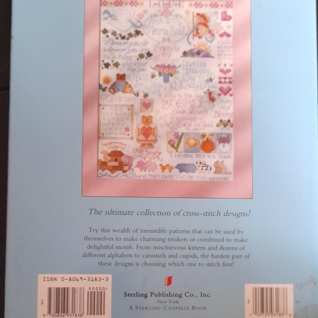 I am having a clear out and selling this 555 Fabulous Cross Stitch Patterns book by Donna Kooler. Cover has a few marks from storage but otherwise very good condition. Hardback book.

I am willing to post in the UK and cost will be checked upon request.