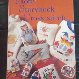 I am having a clear out and selling this More Storybook Cross Stitch book by Gillian Souter. Designs include beloved characters from:

Maisy
Noddy
Tom Kitten
Big Bear and Little Bear
Thomas The Tank Engine
Alice In Wonderland 
Velveteen Rabbit
Postman Pat
Angelina
Elmer

Cover has a few marks from storage and a water mark from about p90 onwards at bottom of book from previous storage by window. Doesn't affect turning of pages

I am willing to post in the UK and cost will be checked upon request.