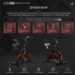 Hi - I am selling an immaculate condition JLL IC400 Elite spin bike great for weight loss!!! The bike has hardly been used and brand new costs £479.99!!! Grab yourselves a BARGAIN and available for collection as soon as possible from LE67