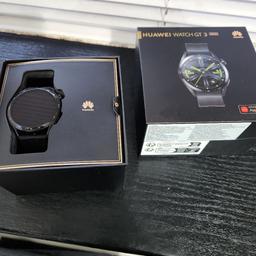 Huawei watch GT 3 new in box, switched on and charged only.