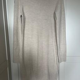 Warm polo neck long jumper, only worn once great condition.
