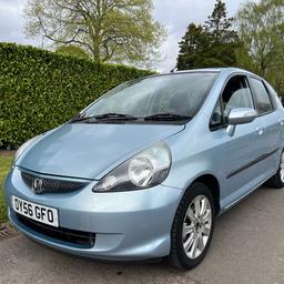 Hi All, Automatic Honda Jazz SE CVT, 7 Speed, 1.4 Petrol, 5 Door, 5 Seats, Engine And Gearbox Smooth, Drives Excellent, Well Maintained, Interior In Good Condition, MOT September 2024, Genuine Miles Of 54000, Only 4 Owners From New, 2 Central Locking Keys,

Reverse Parking Sensors, Electric Windows And Mirrors, Central Locking, Rear Folding Full Flat Seats, Sunroof. Full Spare Wheel, Alloy Wheels, CD/AUX, 4 Tyres In Good Condition,

£2750 ONO, Nationwide Delivery Available.
Thank You For Looking.