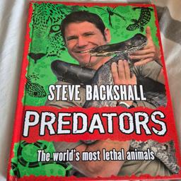 Steve backshall predators book, good condition