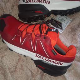 New salomon trainer shoes, size 10.5 to 11, great grip, in box New no offers cost alot 
.£70 no offers
