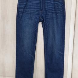 Ladies long jeans. Brand M&S. Has some stretch. PLEASE NOTE THIS IS SIZE 20!!  Long. Dark blue. Only worn a few times so in good condition. Waist 42". Leg 33".