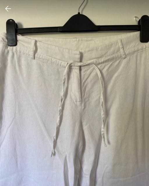 Buy & Sell Merseyside Liverpool - Photos for white linen crop trousers