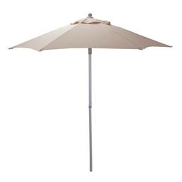 Brand new

This 2-metre cream parasol offers protection from the elements for the whole family. Its strong yet lightweight aluminium pole and simple push-up mechanism makes it a breeze to put up and down. Enjoy being outside for longer and dining al fresco without the pesky sun in your eyes.

• Cream parasol.
• Parasol made from metal.
• Pole made from aluminium.
• Parasol diameter 200cm.
• Size H201, W200cm.
• Pole diameter 3.2cm.
• Weight 2.4kg.

Collection from B20 Perry Barr Area only