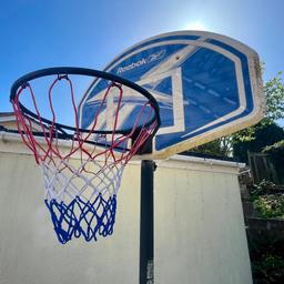 Used free standing basketball hoop and backboard. In need of some TLC. Collection only from sellers address. No postage or delivery.
Free to anyone who can collect it.