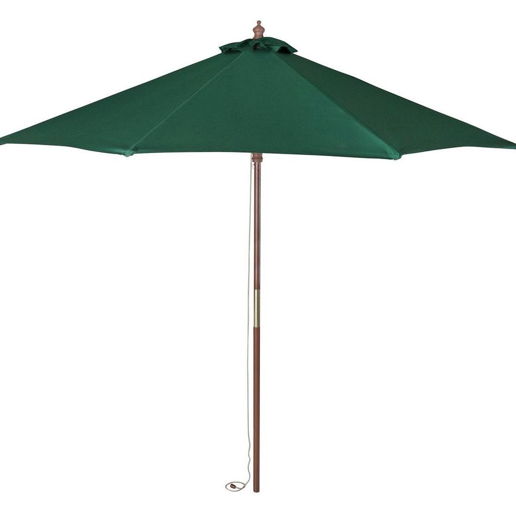 Brand New

Keep cool and carry on chilling-out in the sun with this push up parasol. Made from durable and water-repellent polyester fabric, it protects you not only from the sun but also from those unexpected showers. The pole is made from FSC eucalyptus wood. So, whether you're lying back relaxing or socialising at a table, this parasol is perfect for keeping you in the shade this summer.

Green parasol
Parasol made from wood
Pole made from eucalyptus
Water repellent fabric
Adjustable height
Size H208, W200cm
Pole diameter 2.9cm

Collection from B20 Perry Barr Area
