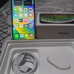 iPhone XS Max 512gb Silver unlocked in box with all original accessories unused in immaculate condition and perfect working order. I will not post. collection only.