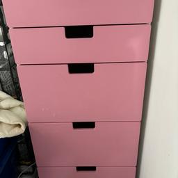 Stuva tall chest of drawers, ideal for pretty bedroom.  Good as new.  Been used to store toys.