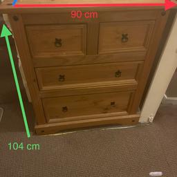 In good condition. Drawers are very big can store plenty of things. 
Collection only from Ls7.