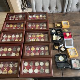 Collection preferred ( I may be able to deliver if your fairly local call to discuss 07823550594)
Open to offers
Each individual watch is £4 - ridiculously cheap I just want gone
Big discount if buy in bulk
Eg - 3 for £10 , 7 for £20 , box of 10 with box £30
Or make me an offer for the whole lot !!
As I say need gone
My uncle  collected over many years
Some I know he paid over £40 each years ago
See pictures
I don’t really know anything else about them
There are 100 in 10 x boxes of 10 all different and unique
And 11 separates
Plus a cloth and wipe
I have 5 star Shpock feedback so buy with total confidence

See also tank collection set just listed - bargain if you wanted both lots in bulk