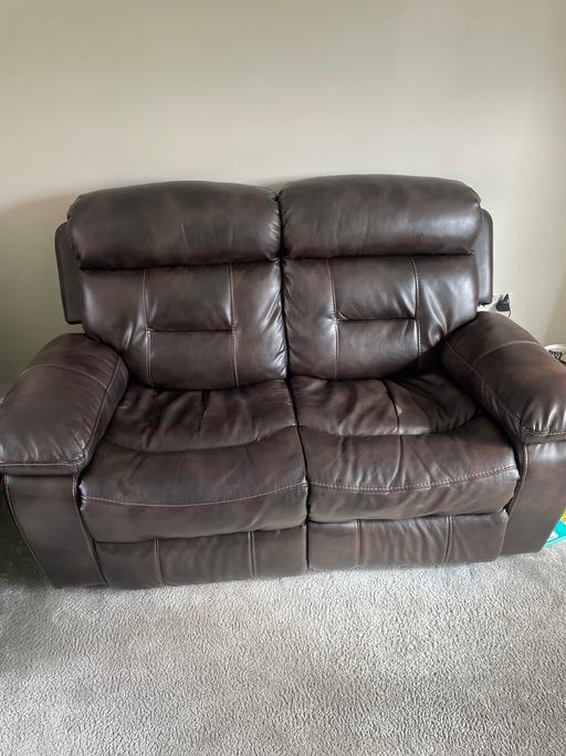 Buy & Sell Staffordshire Lichfield - Photos for Double sofa and single chair recliner